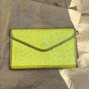 Rebecca Minkoff Ostrich Leather Full Size Wallet